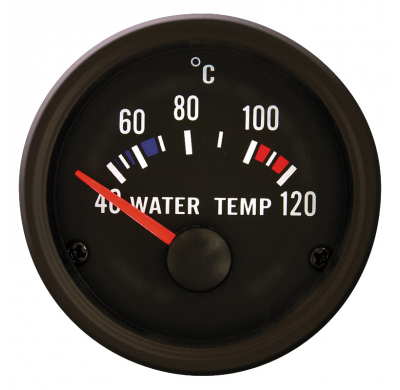 Temperatura Agua-Meter  40 > 120 °C, Incl. Zender En 2 Adapters  52mm
